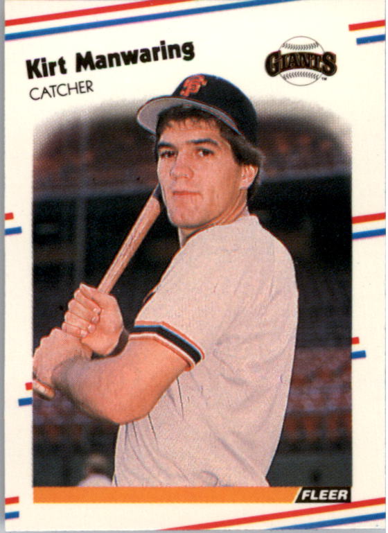 1988 Fleer Mini Baseball Cards 119     Kirt Manwaring